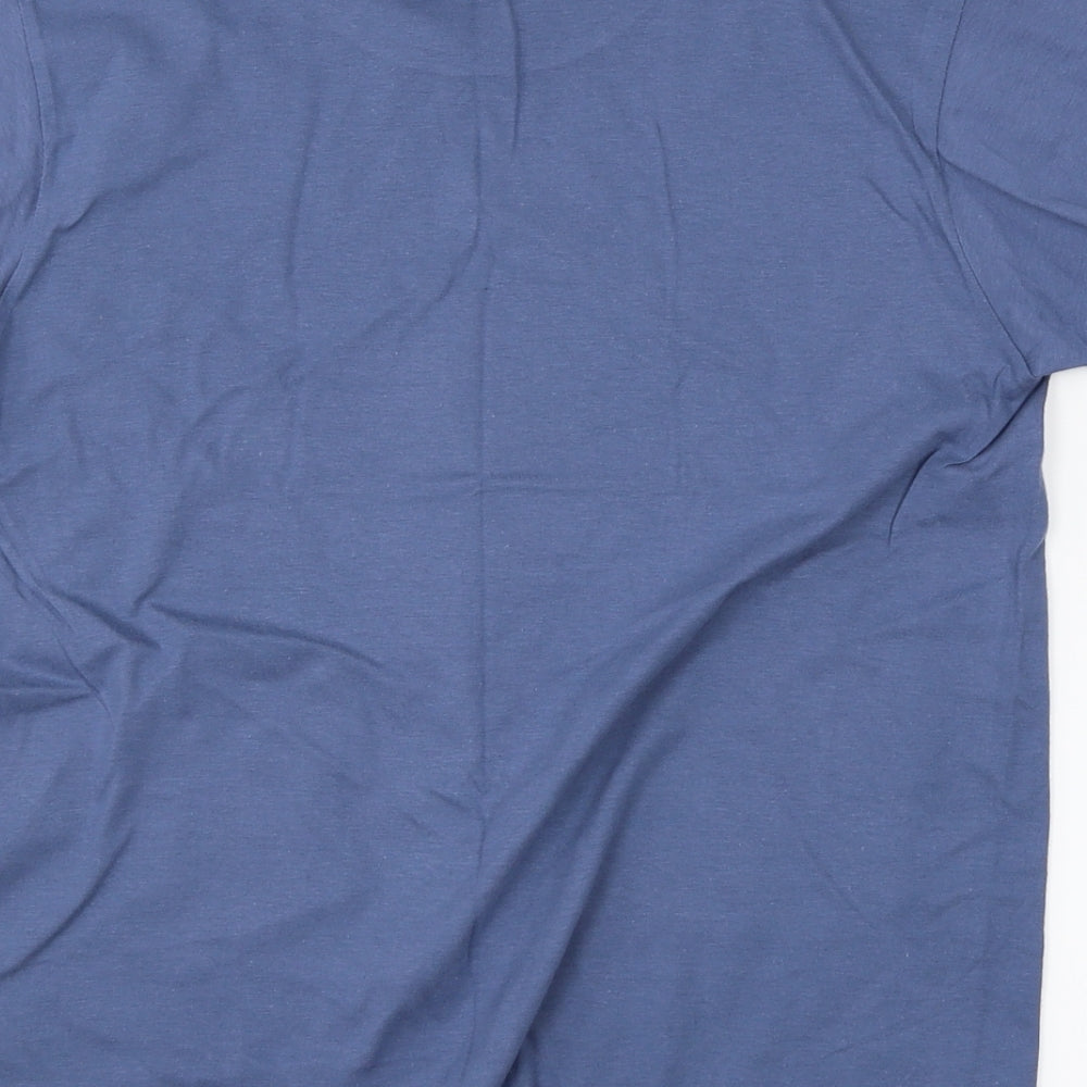 Gildan Boys Blue Basic T-Shirt Size 9-10 Years - slug