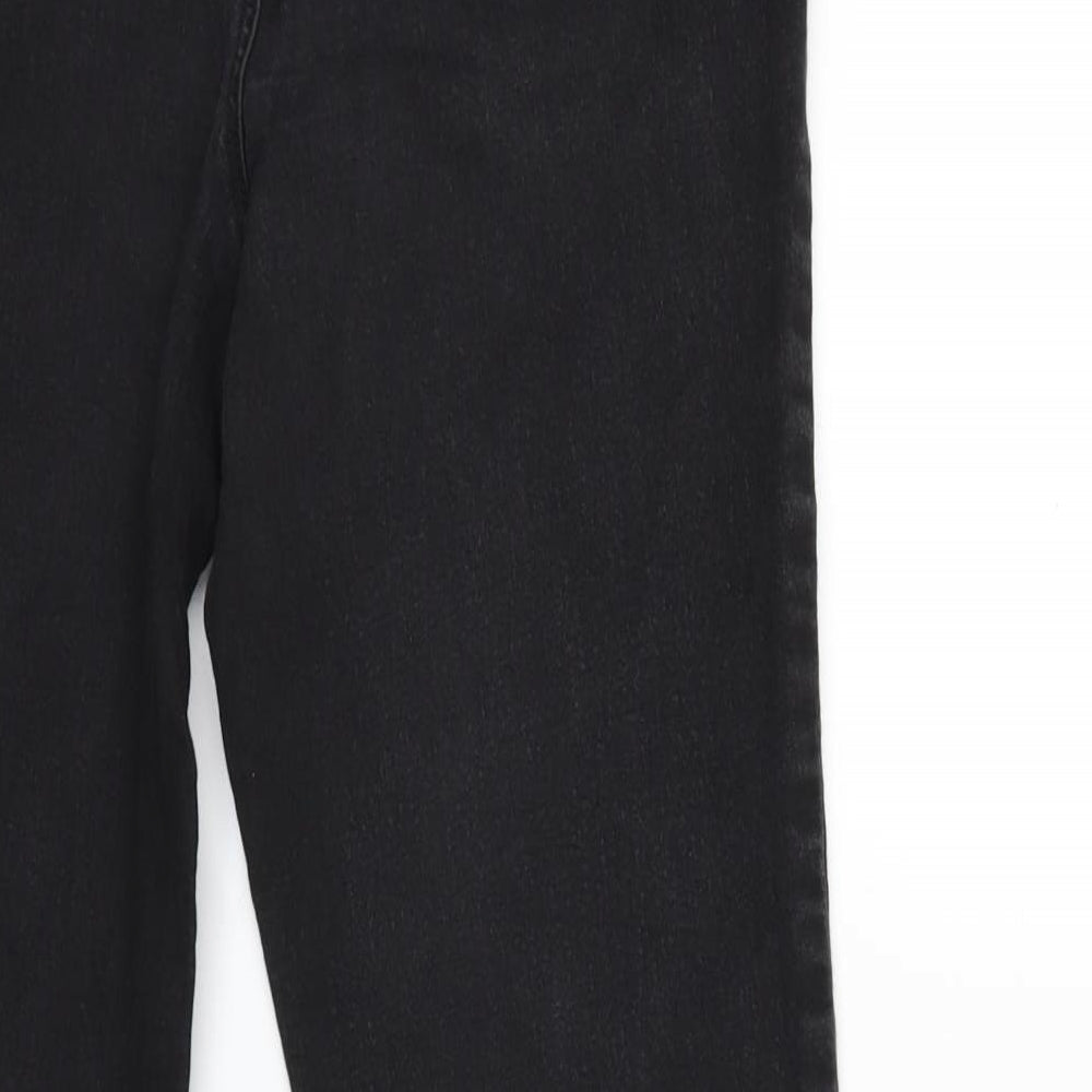 Matalan Womens Black Denim Skinny Jeans Size 8 L28 in