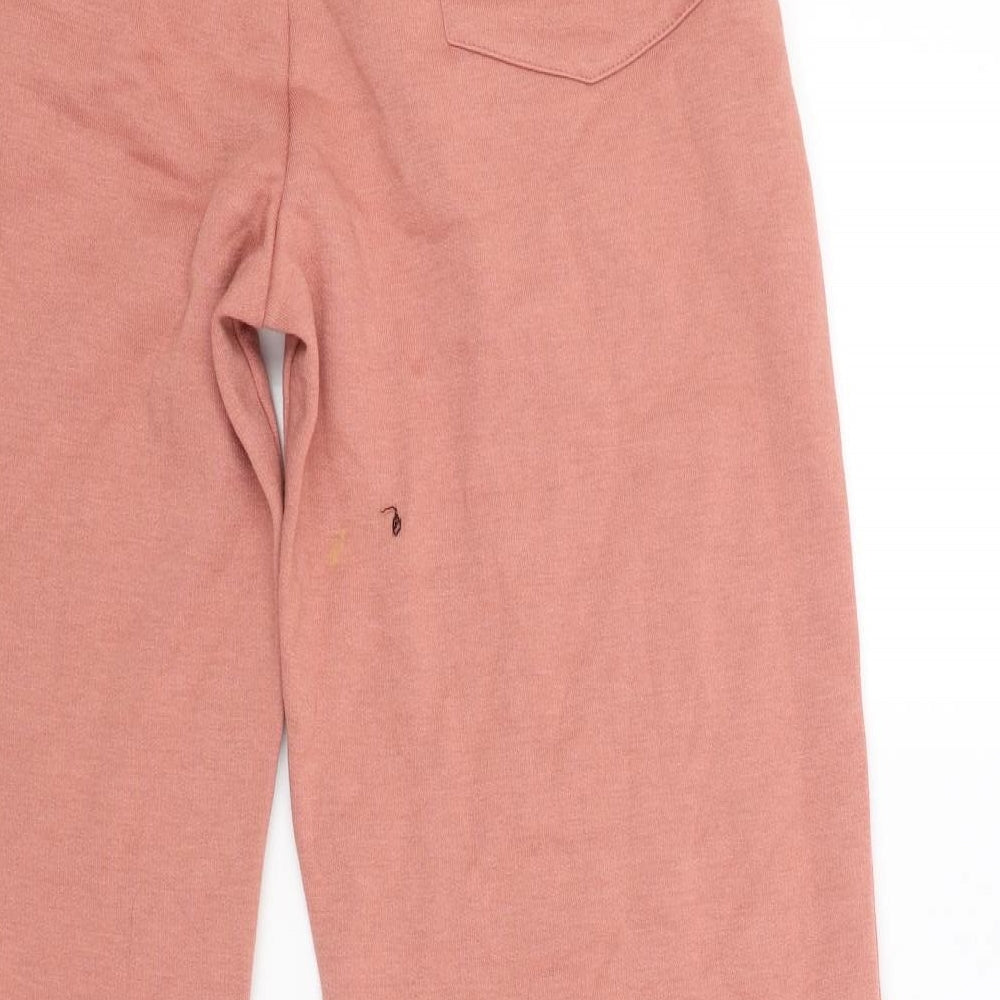Chelsea peers Womens Red Jersey Jogger Trousers Size S L28 in