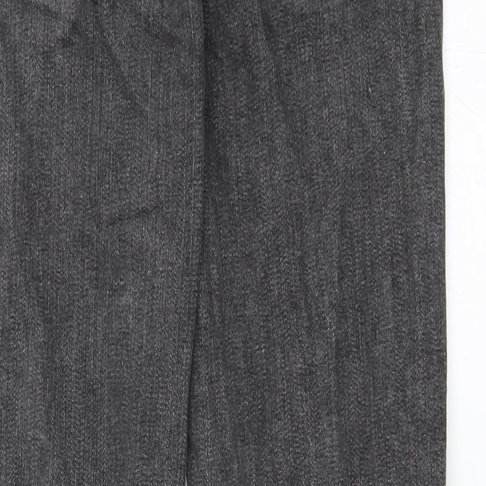 Marks and Spencer Womens Grey Denim Straight Jeans Size 8 L24 in