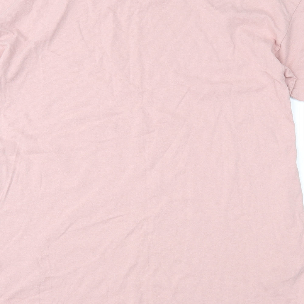 Topshop Womens Pink Jersey T-Shirt Dress Size XS
