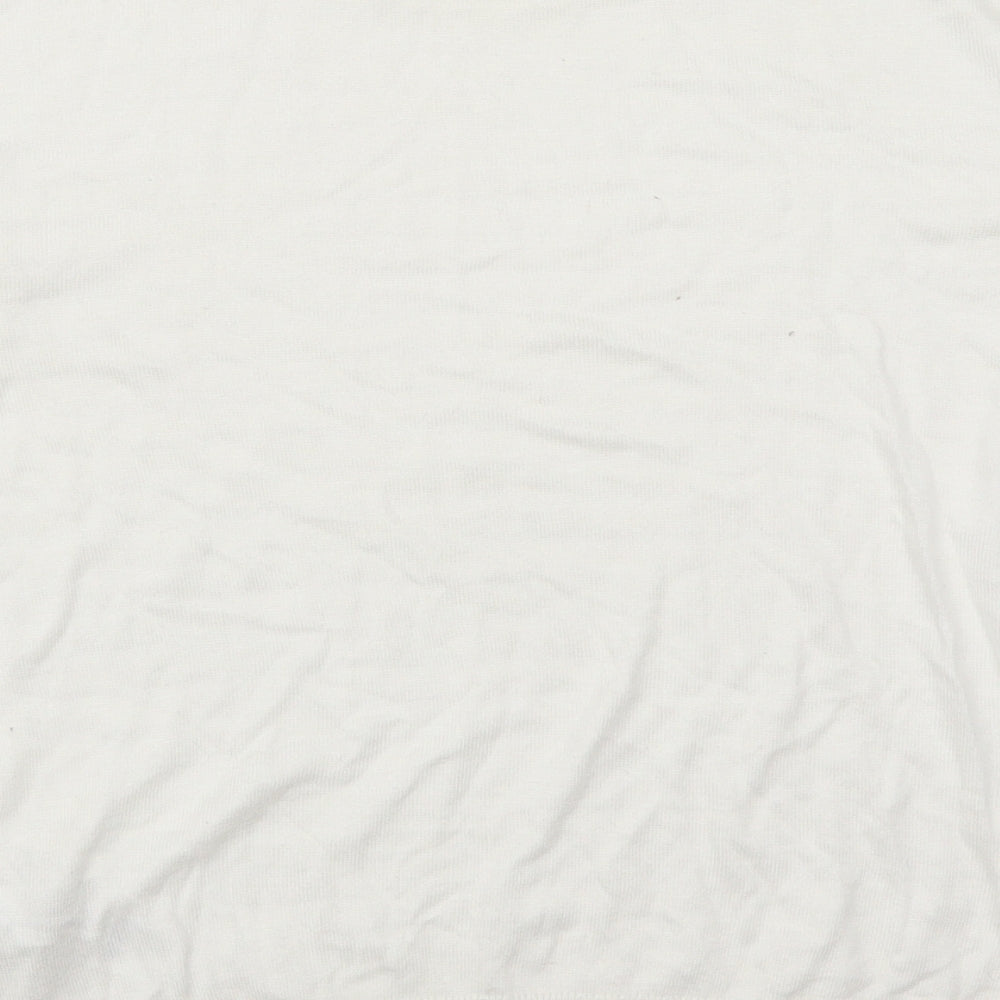 F&F Womens White Striped Pullover Jumper Size 12