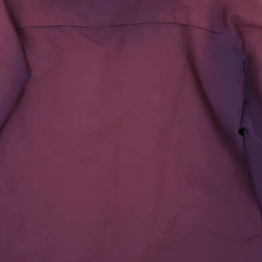 Preworn Womens Purple Jacket Coat Size 14