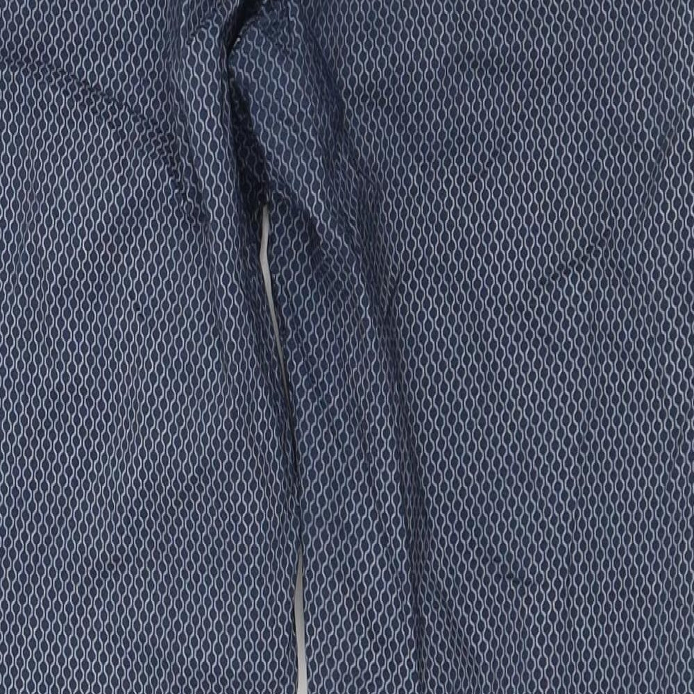Preworn Womens Blue Trousers Size 30 in L27 in