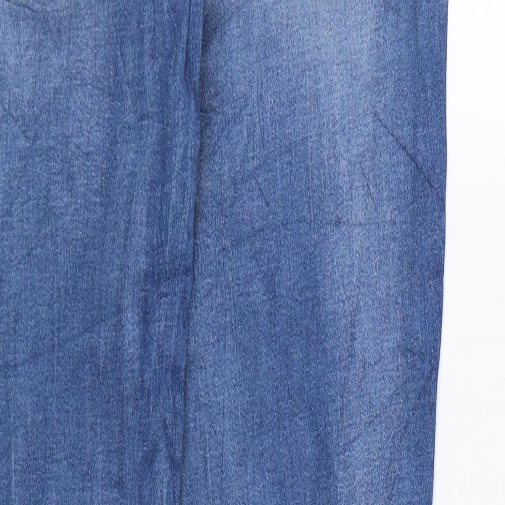 Amisu Mens Blue Denim Skinny Jeans L30 in