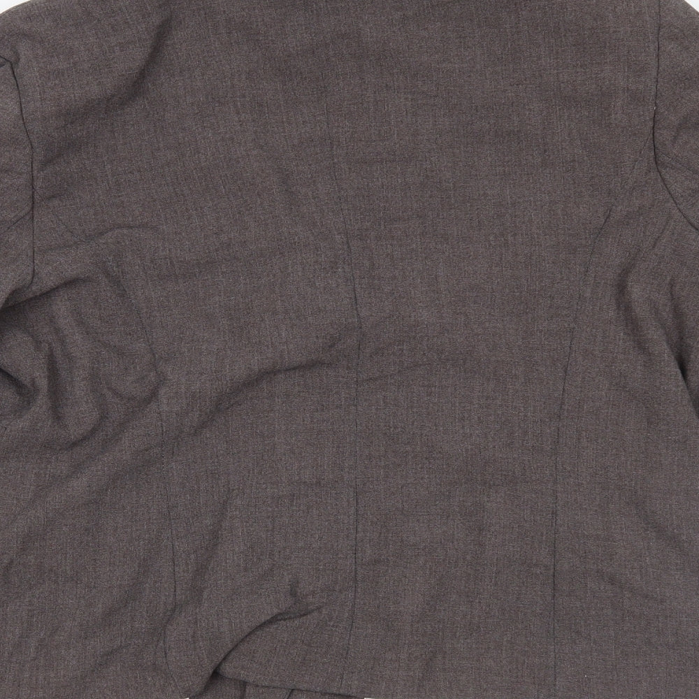 anna rose Womens Grey Jacket Blazer Size 18