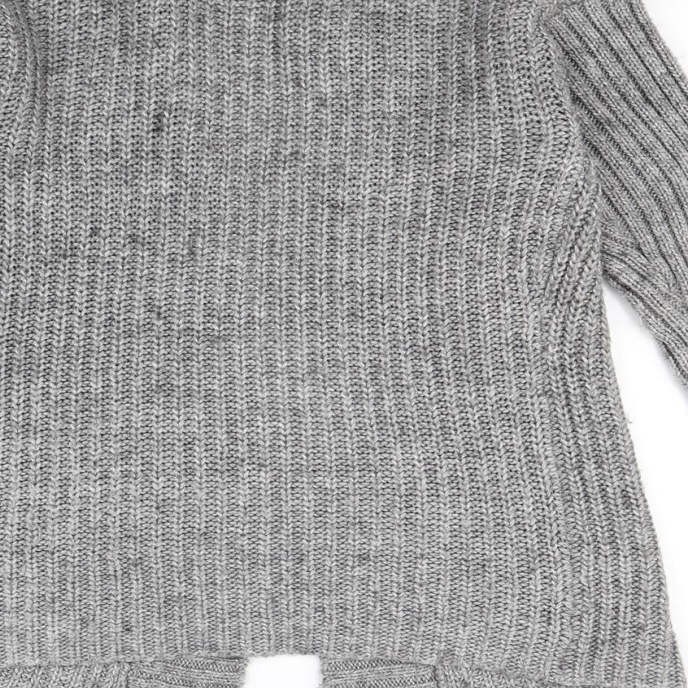 Dorothy Perkins Womens Grey Cardigan Jumper Size 12