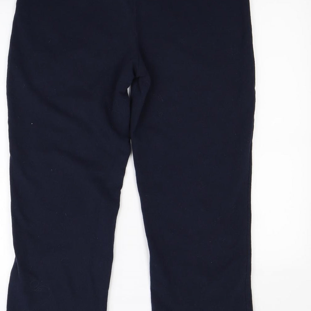 Label be Womens Blue Jogger Trousers Size 6 L29 in