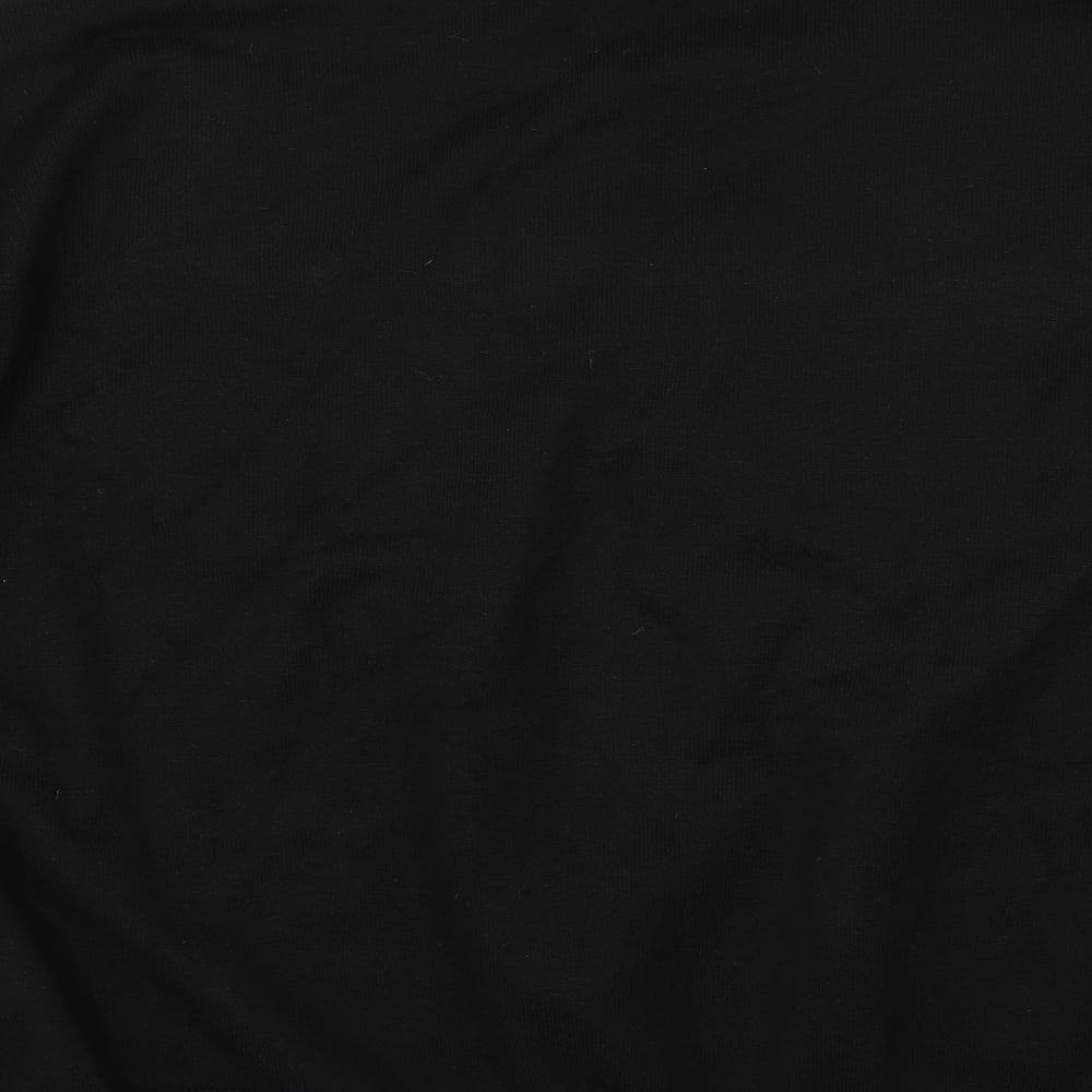 QED London Womens Black Pullover Jumper Size L - RHINESTONE