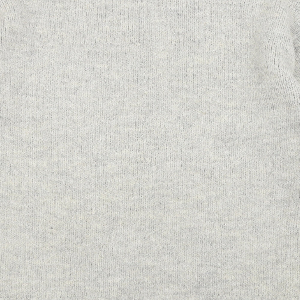 F&F Womens Grey Pullover Jumper Size 10