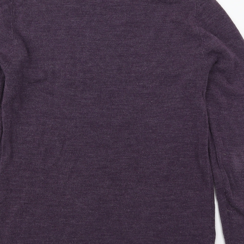 Cedarwood State Mens Purple Pullover Jumper Size XS