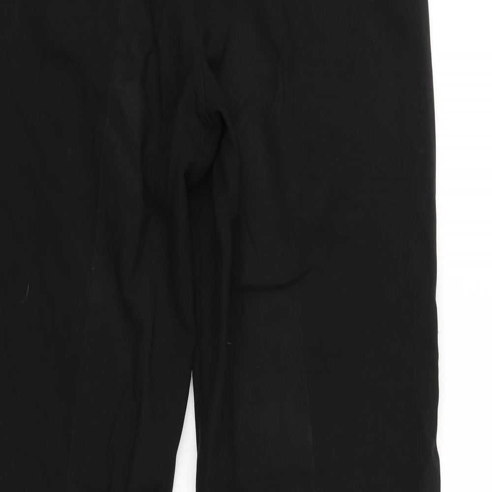 M&Co Womens Black Trousers Size 14 L28 in