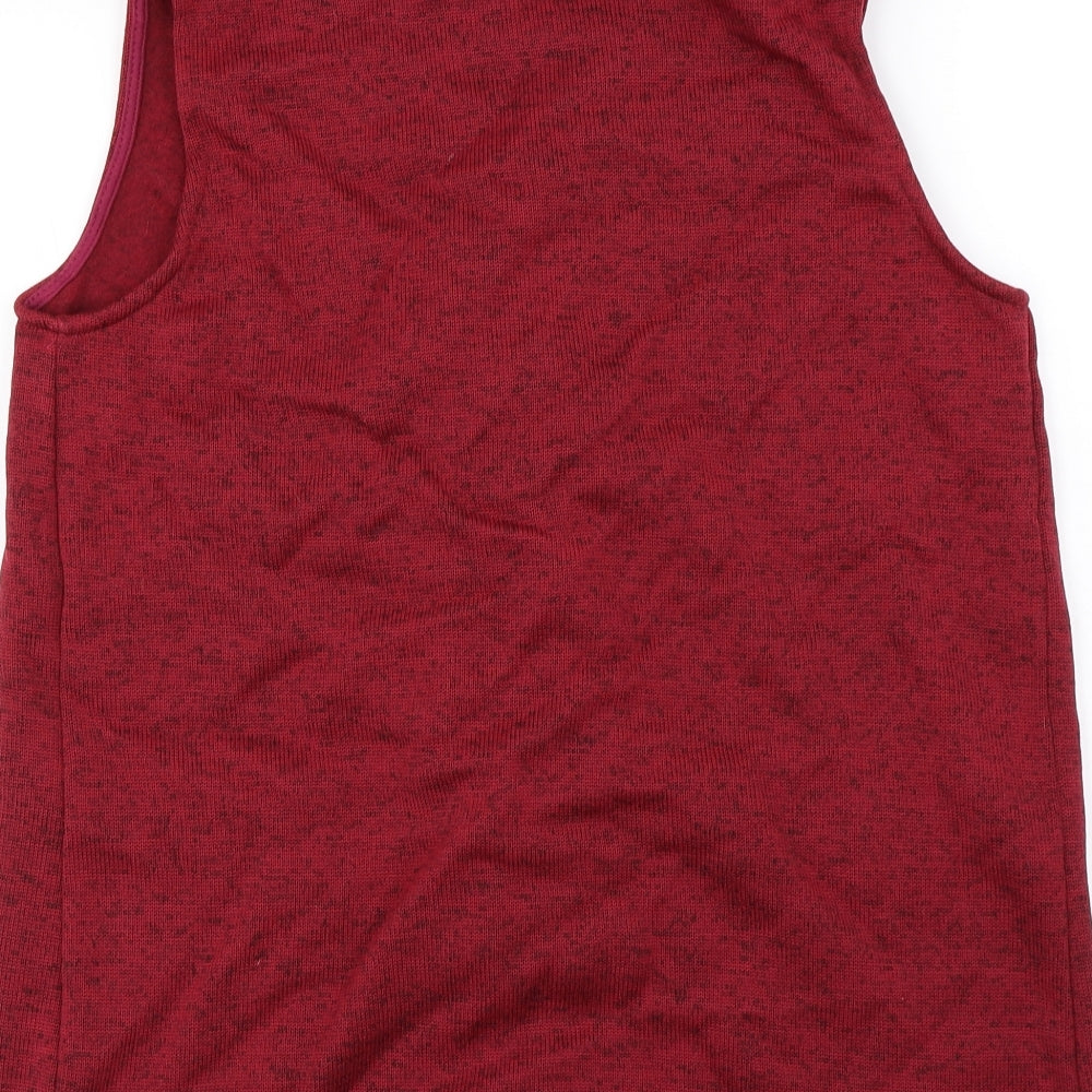 TIGI Womens Red Cardigan Jumper Size 12