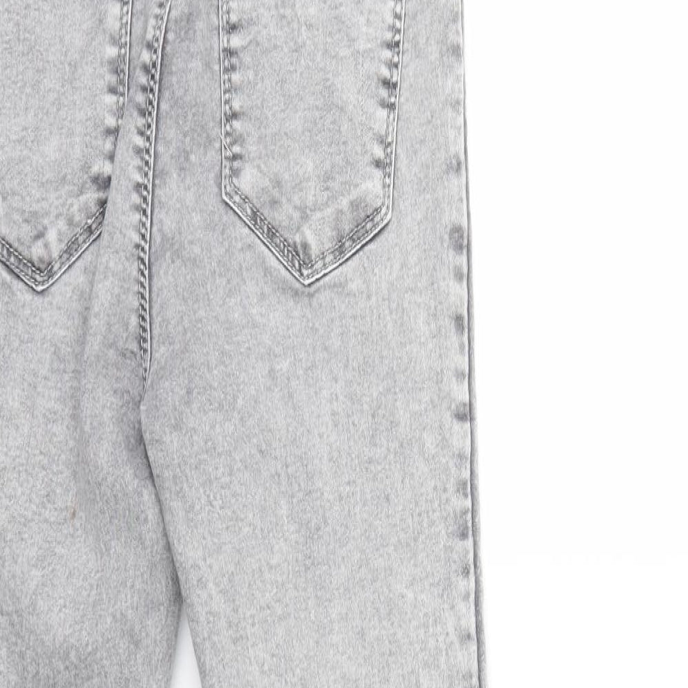 Papaya Womens Grey Denim Jegging Jeans Size 10 L27 in