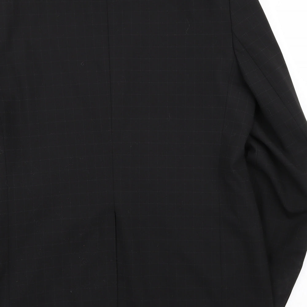 Marks and Spencer Mens Black Jacket Suit Jacket Size 40