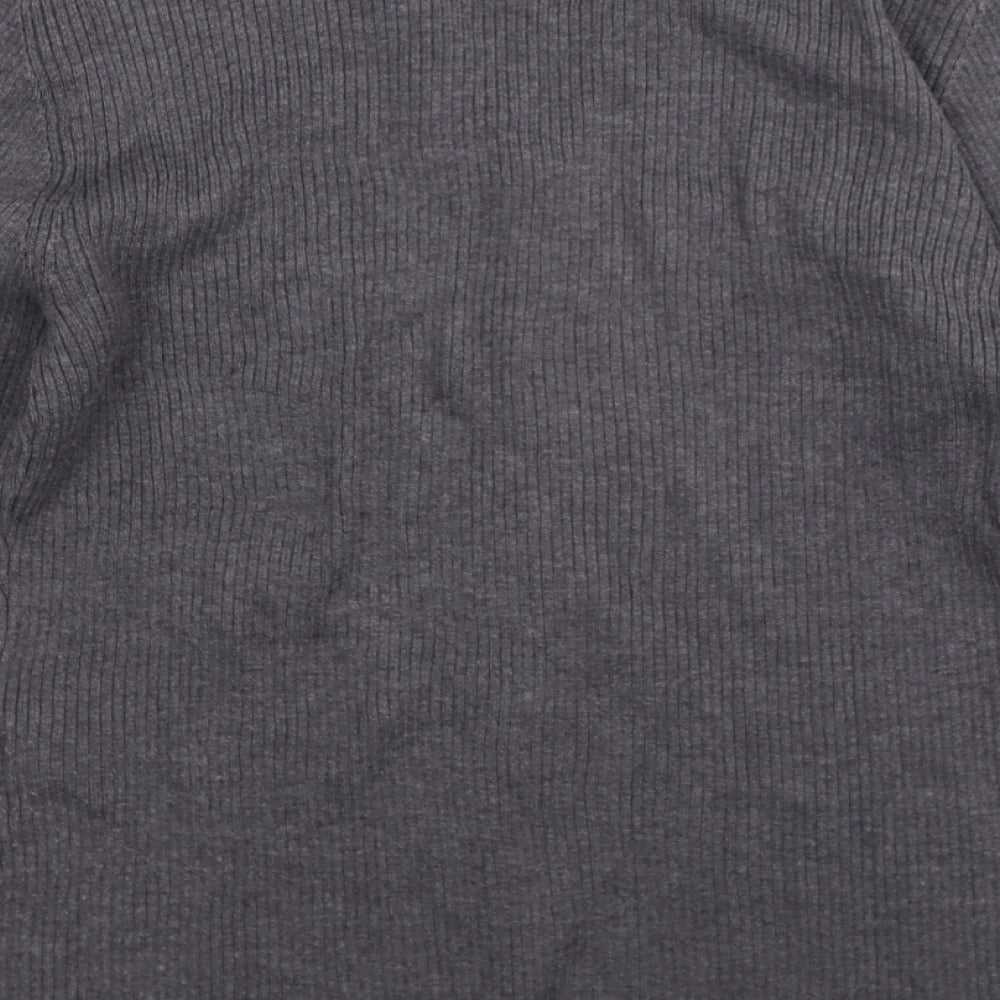 Casual Corner Annex Womens Grey Knit Cardigan Jumper Size L
