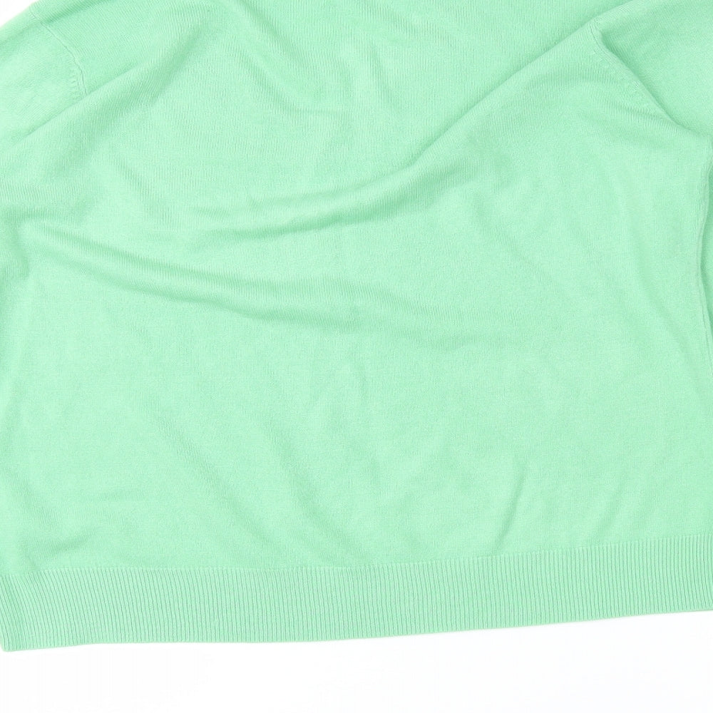 BHS Womens Green Tunic Jumper Size 16