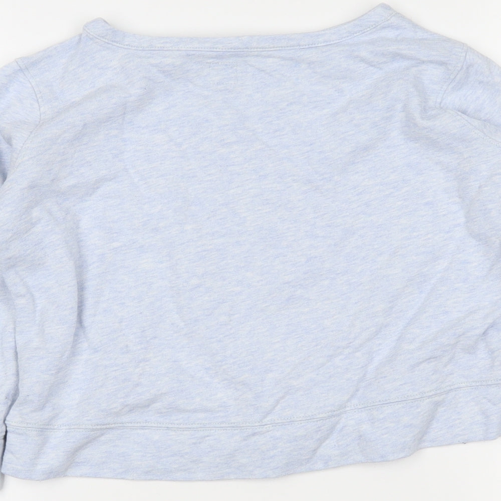 Gap Girls Blue Pullover Sweatshirt Size 6-7 Years