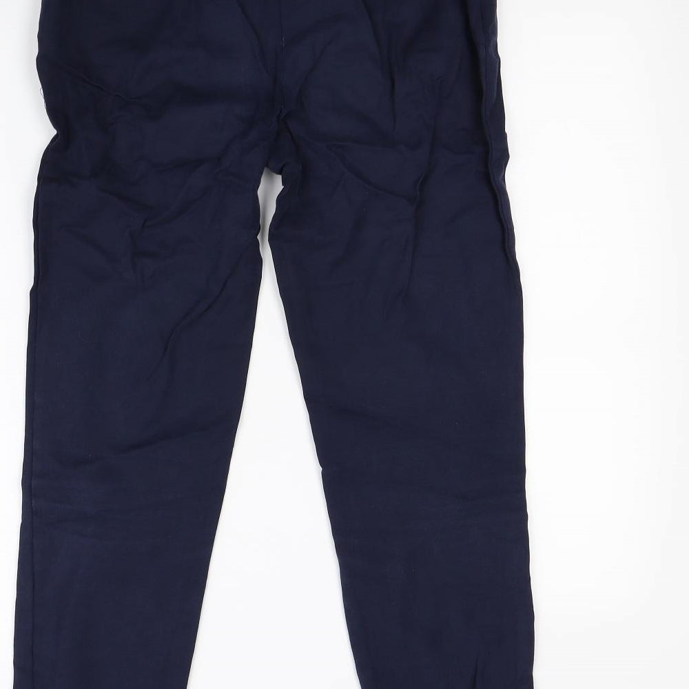 NEXT Womens Blue Trousers Size 10 L25 in