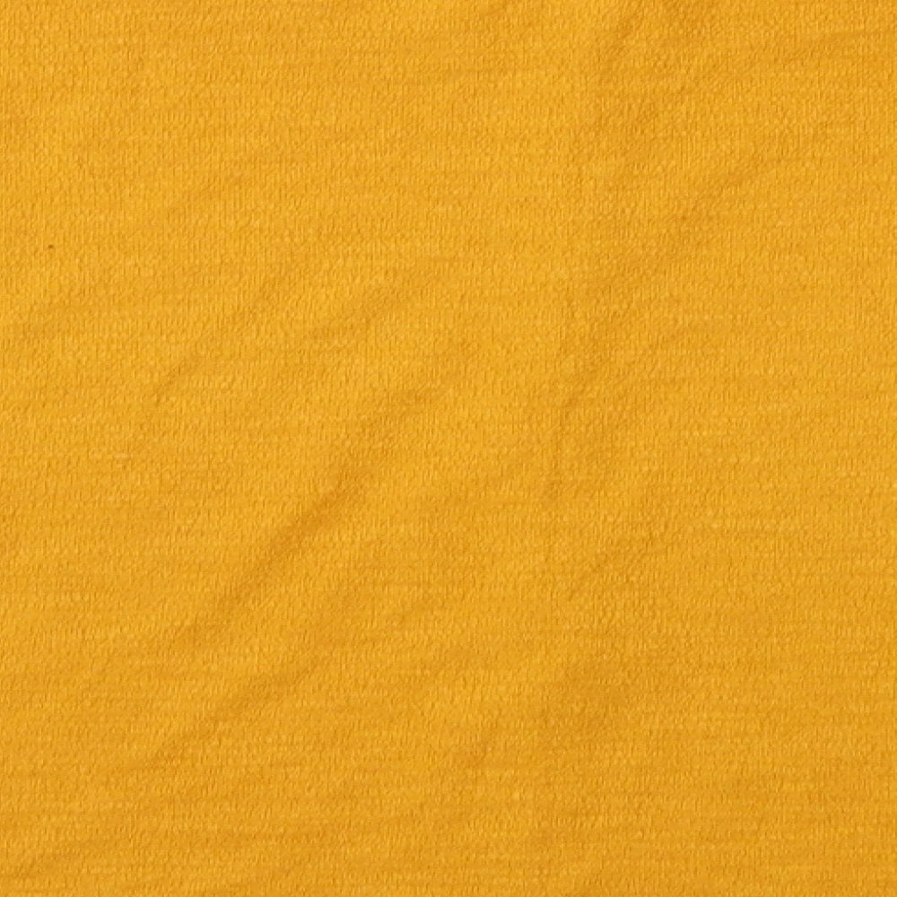H&M Womens Yellow Basic Blouse Size S