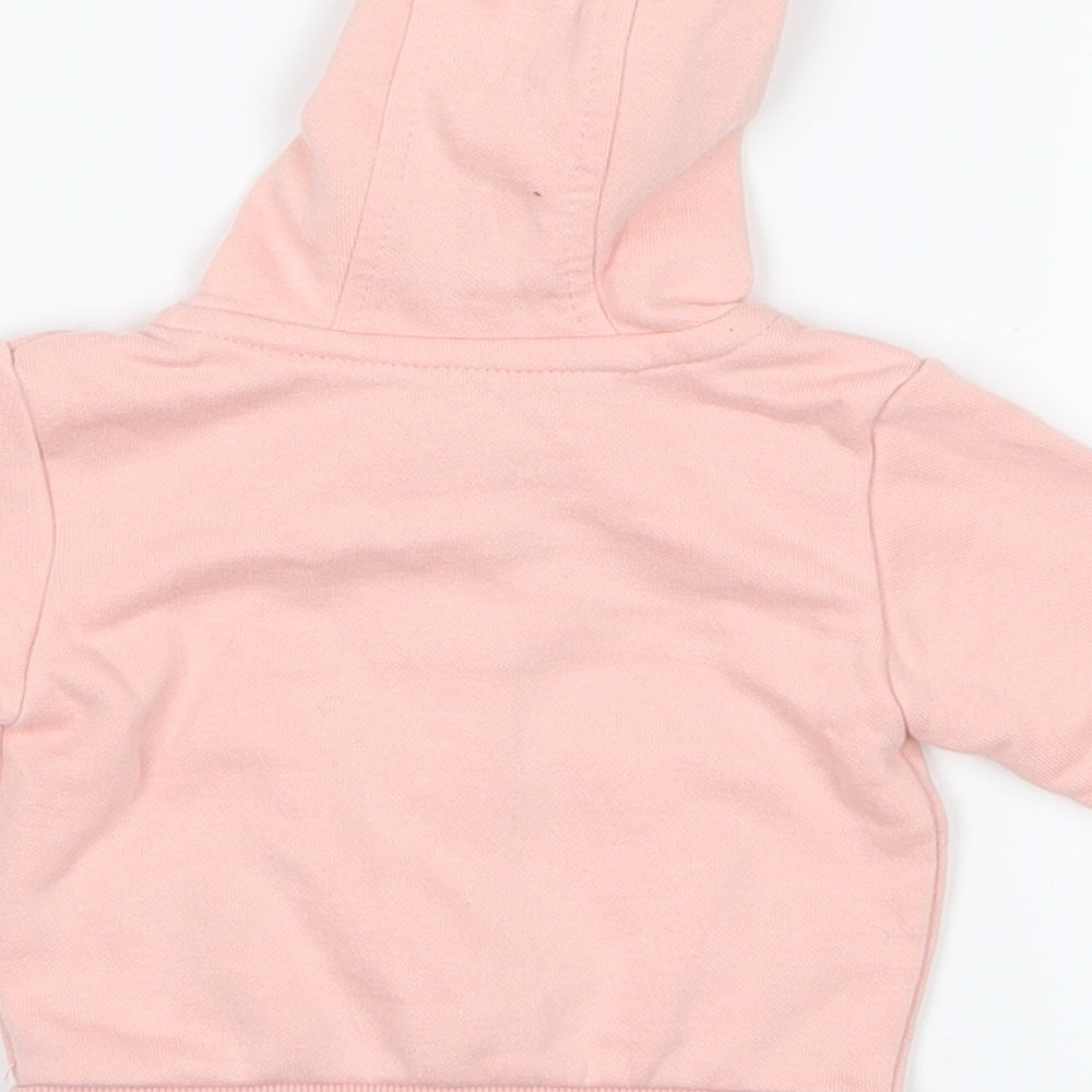 Primark Girls Pink Full Zip Jumper Size 0-3 Months