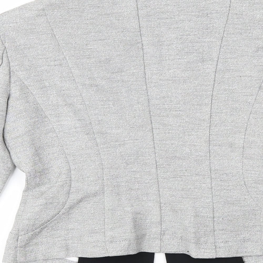 Style London Womens Grey Jacket Suit Jacket Size XS