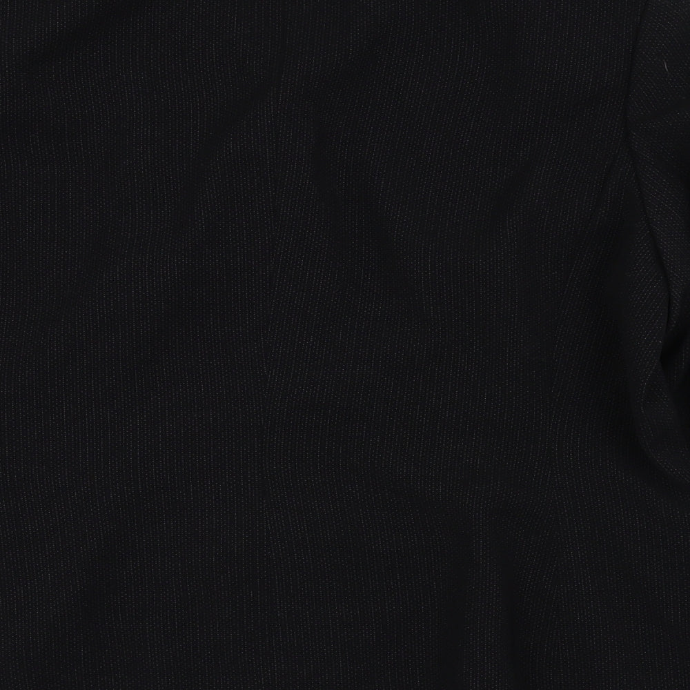 NEXT Womens Black Pinstripe Jacket Blazer Size 18