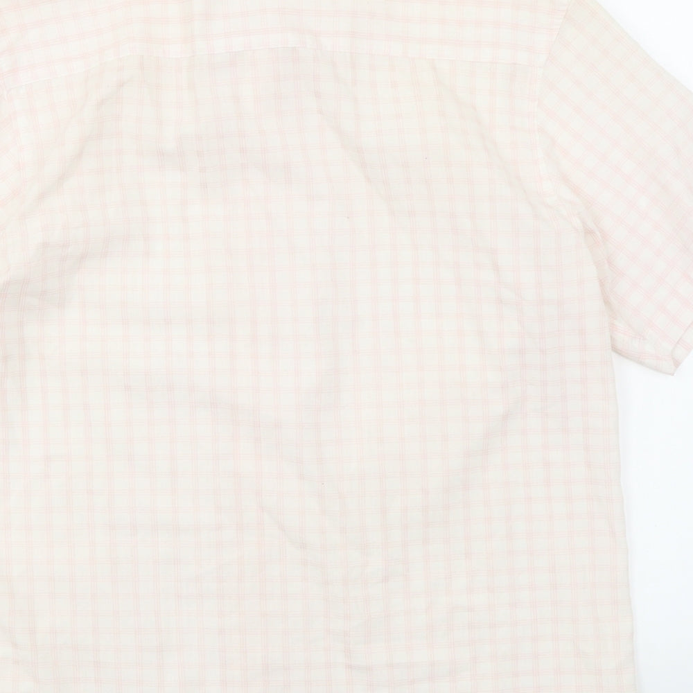 Suited & Booted Boys Pink Plaid Basic Button-Up Size 11-12 Years