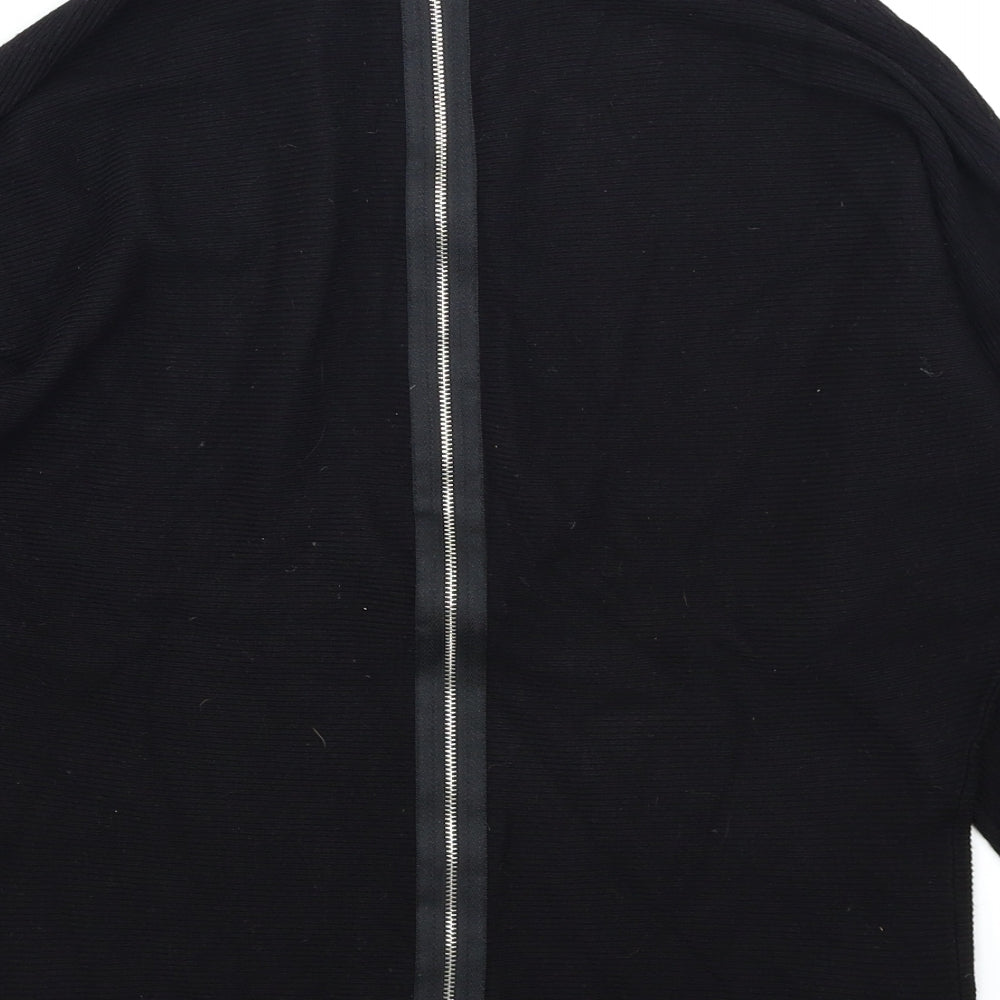 Primark Womens Black Basic T-Shirt Size S - Ribbed