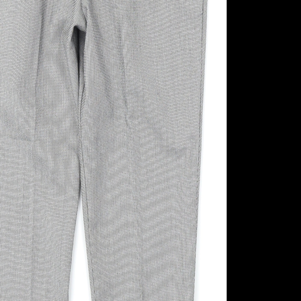 Dorothy Perkins Womens Black Check Trousers Size 12 L25 in