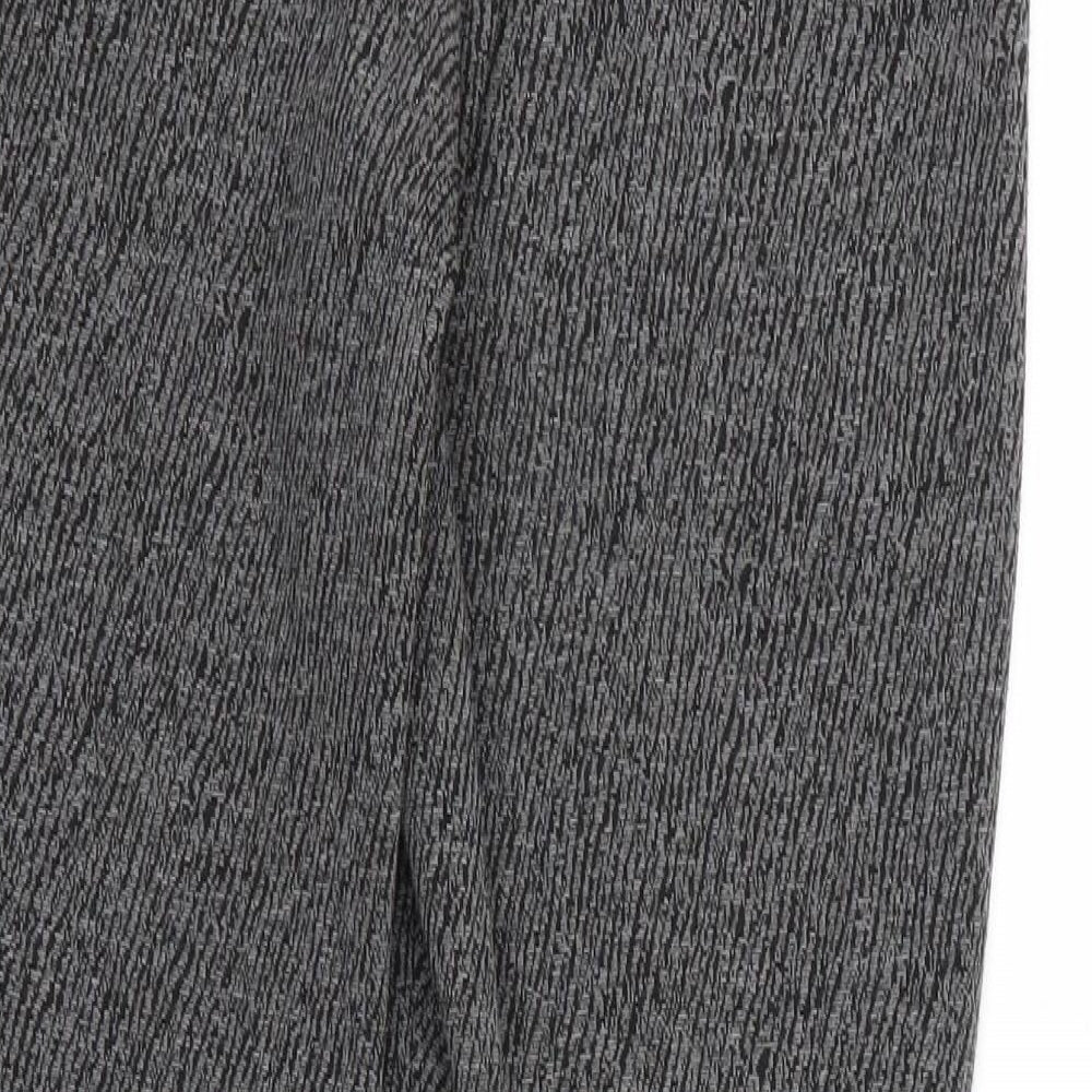 Matalan Womens Grey Animal Print Capri Leggings Size 14 L27 in