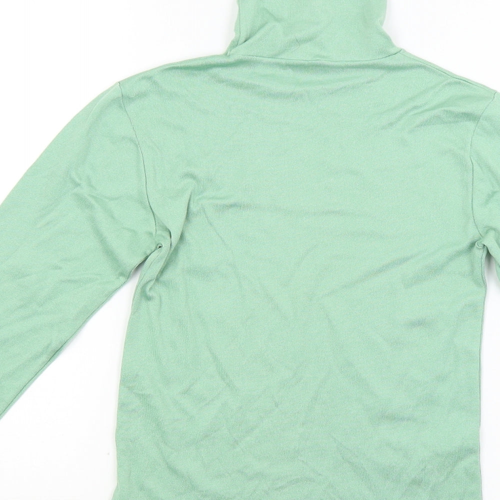 Marks and Spencer Womens Green Knit Pullover Jumper Size 14