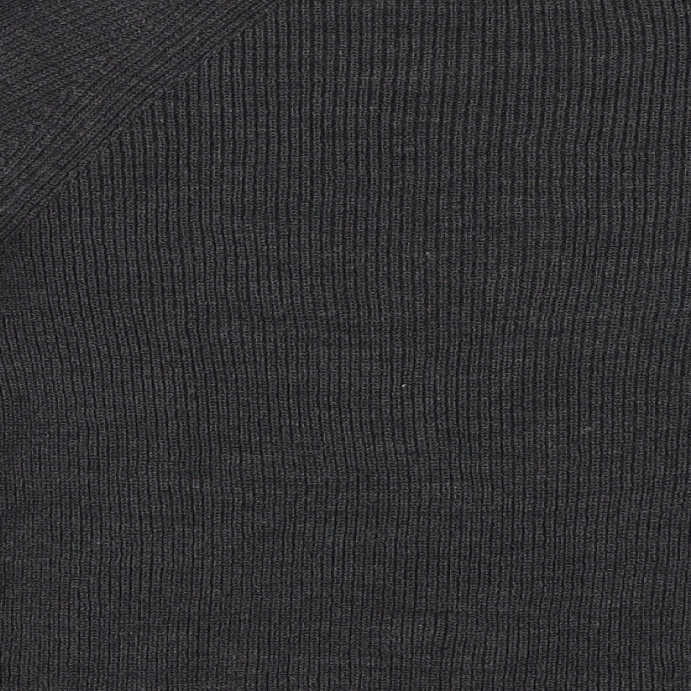 Mango Womens Grey Pullover Jumper Size S