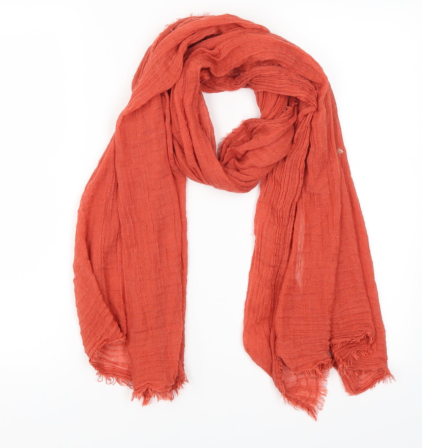 Preworn Womens Red Scarf