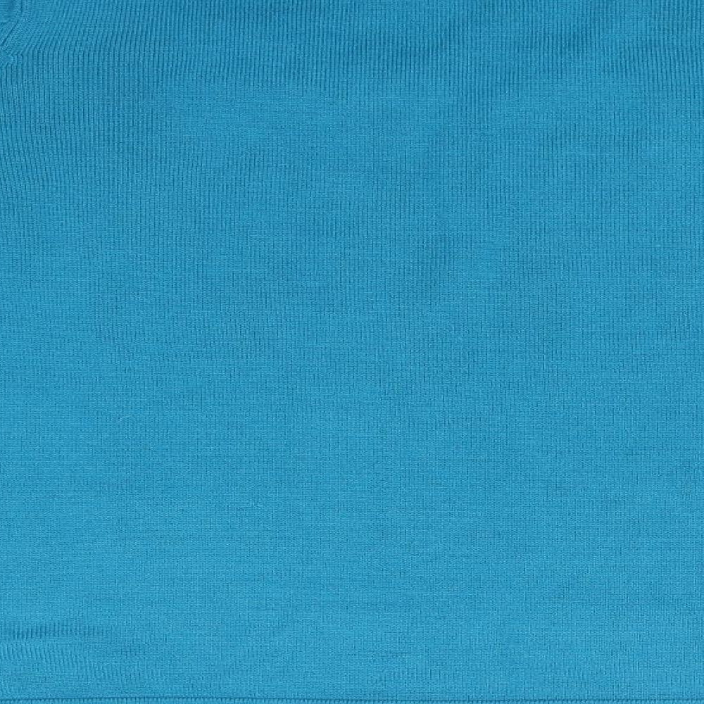 BM Womens Blue Pullover Jumper Size L