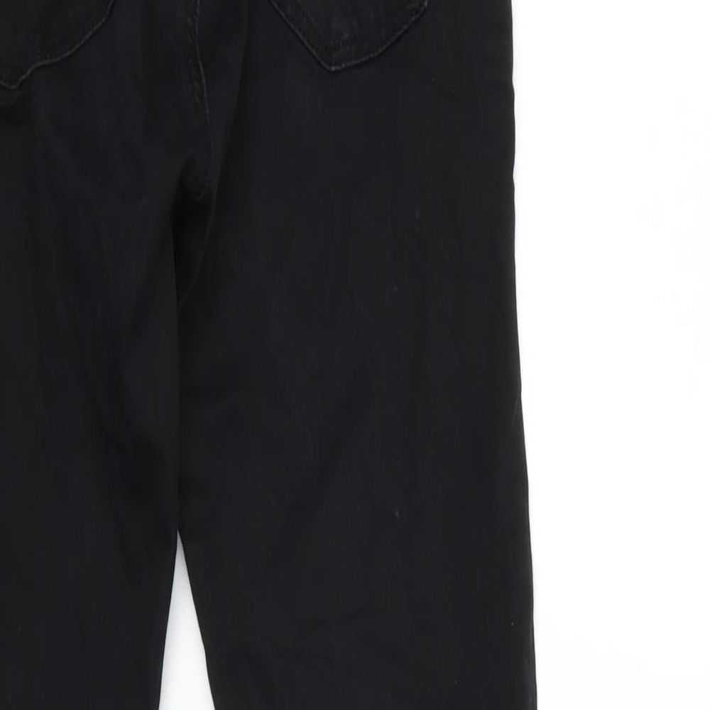 Topshop Womens Black Denim Skinny Jeans Size 26 in L32 in