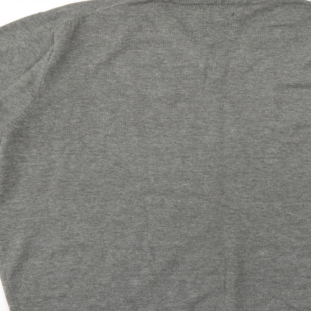 Palm Grove Mens Grey Pullover Jumper Size 2XL