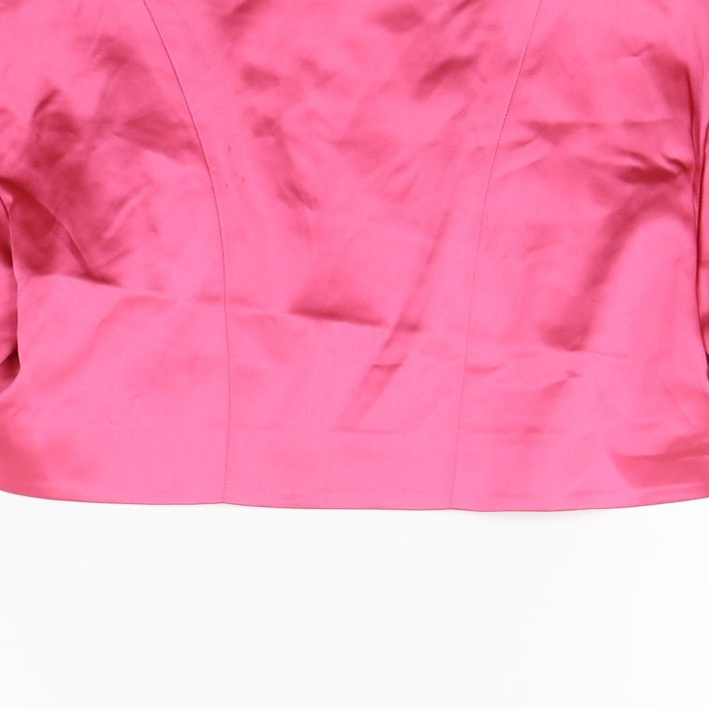 Adress Womens Pink Jacket Size 14