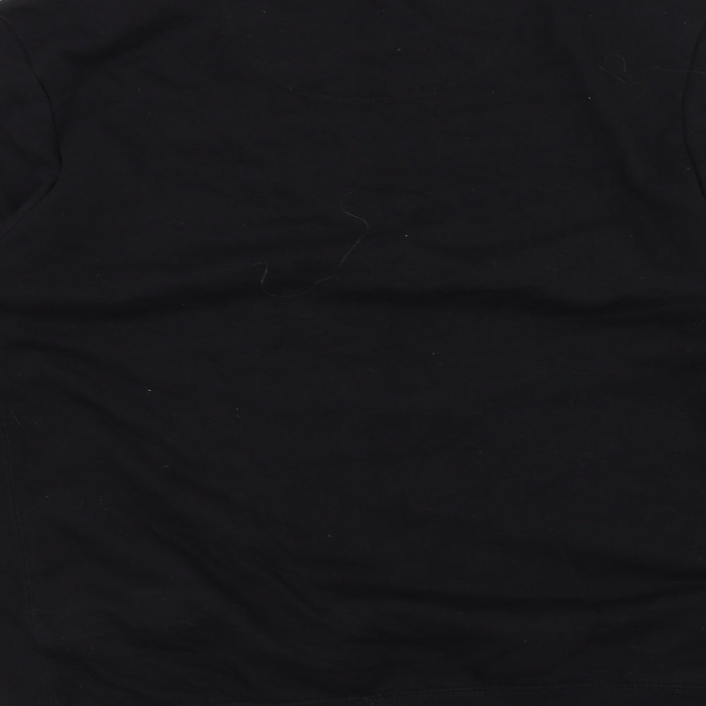 Avenue Mens Black Pullover Jumper Size L