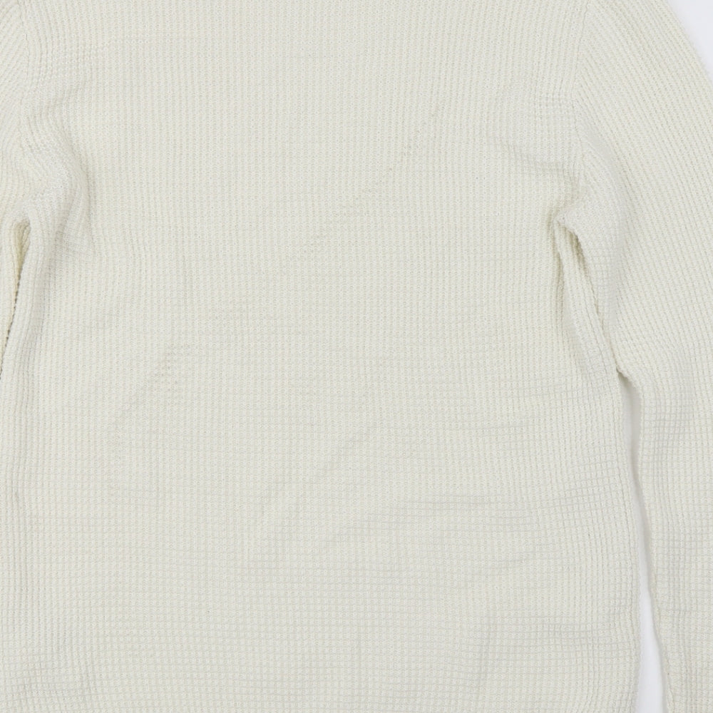 H&M Womens Ivory Pullover Jumper Size M