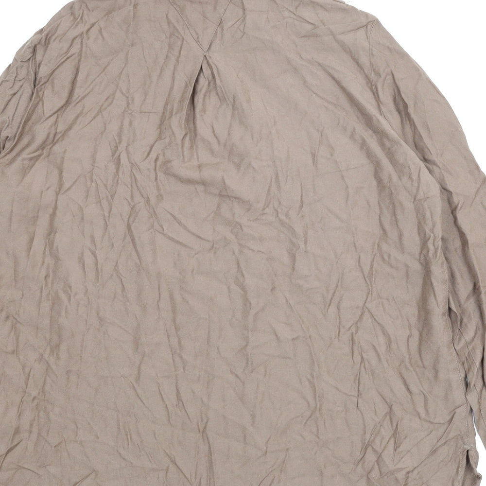 River Island Womens Brown Basic Blouse Size 12