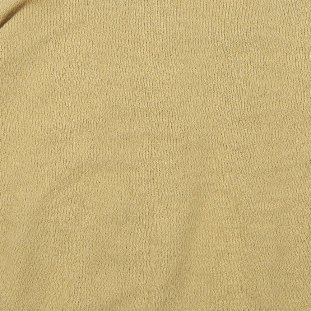 Compliments Womens Beige Knit Cardigan Jumper Size L