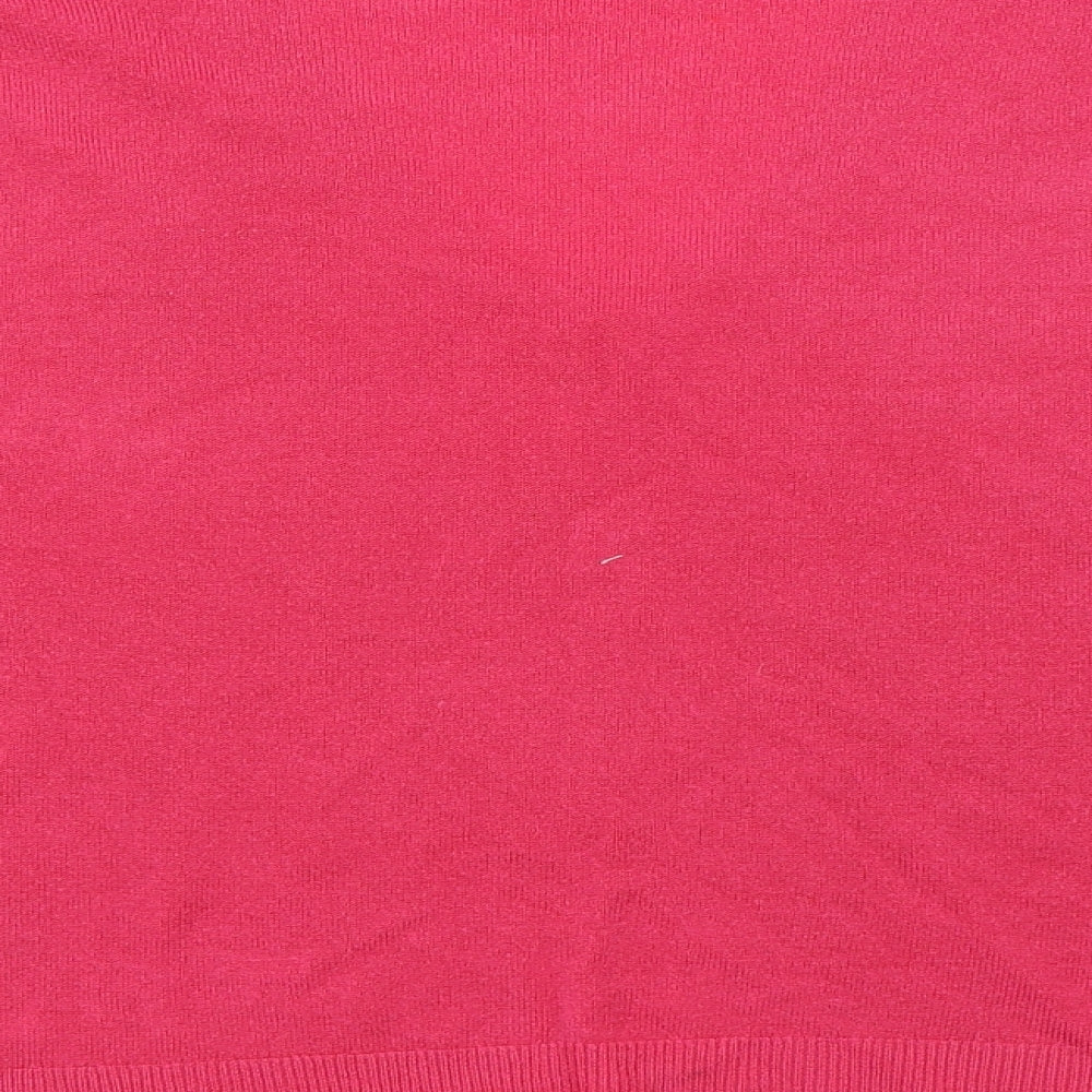 M&s Womens Pink Pullover Sweatshirt Size 20