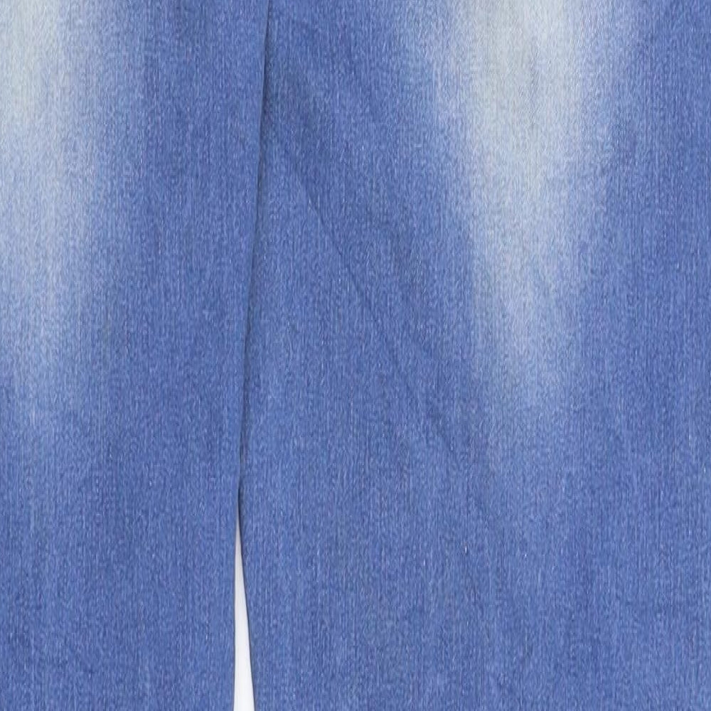 Miss Cherry Womens Blue Denim Straight Jeans Size 29 in L30 in