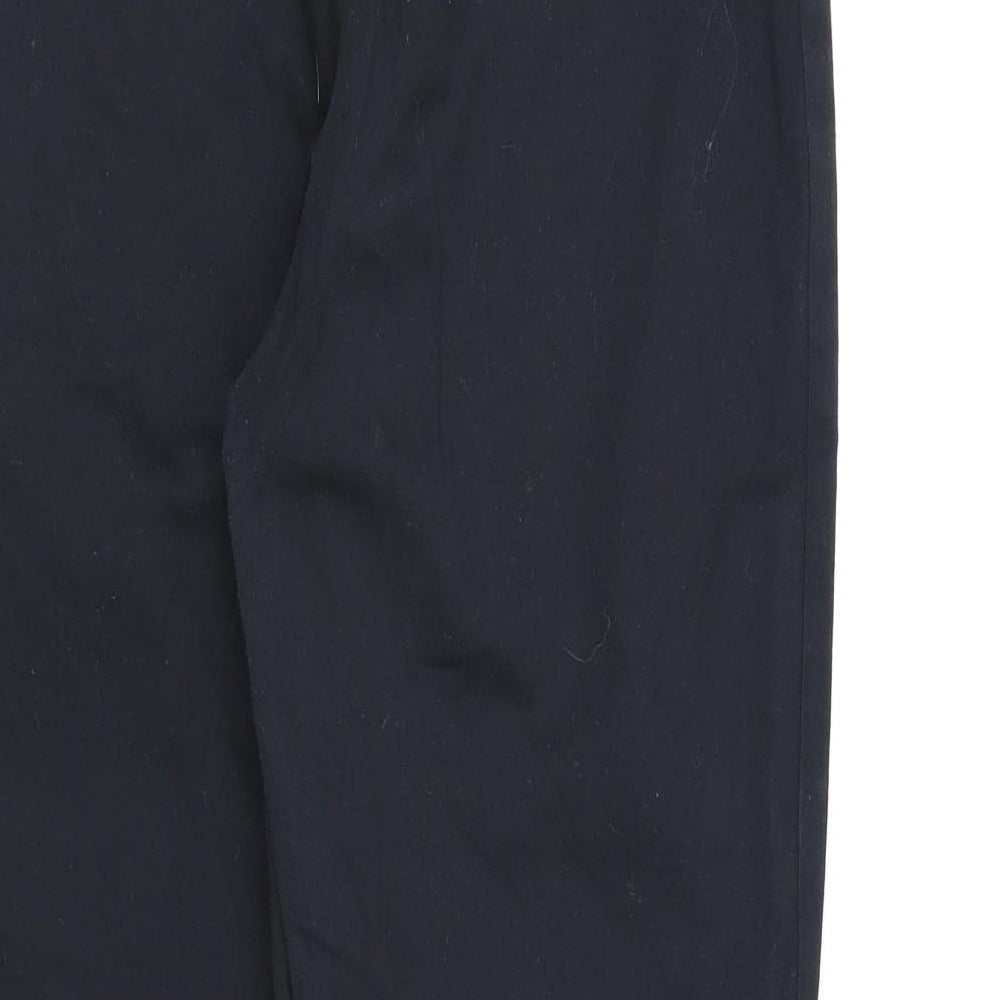 Anne Brooks Womens Black Trousers Size 10 L22 in