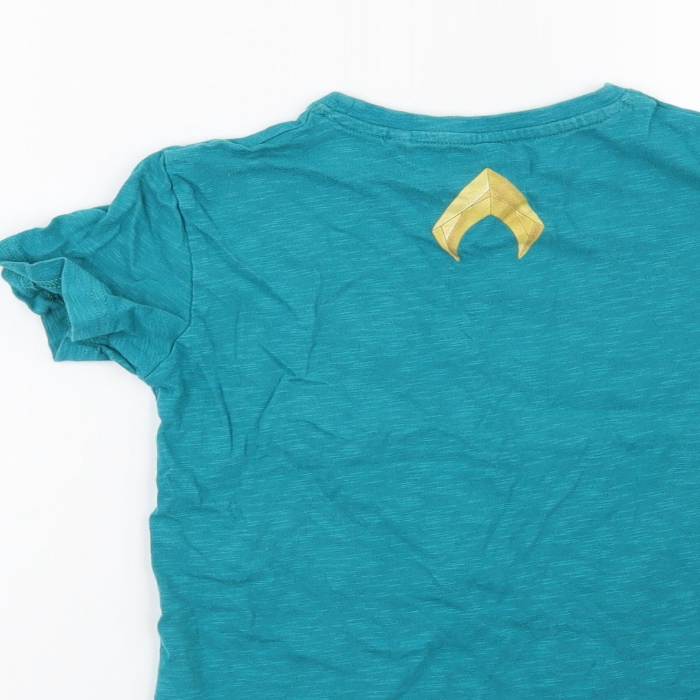 NEXT Boys Blue Basic T-Shirt Size 6 Years - Justice League