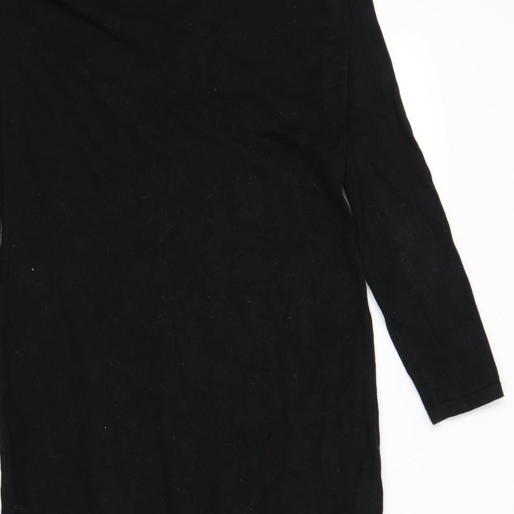 minsoon Womens Black Tunic Jumper Size S