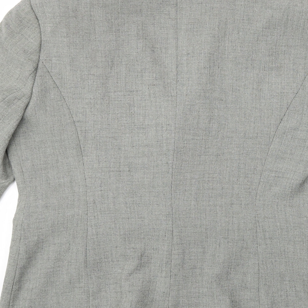 Atmosphere Womens Grey Jacket Suit Jacket Size 16