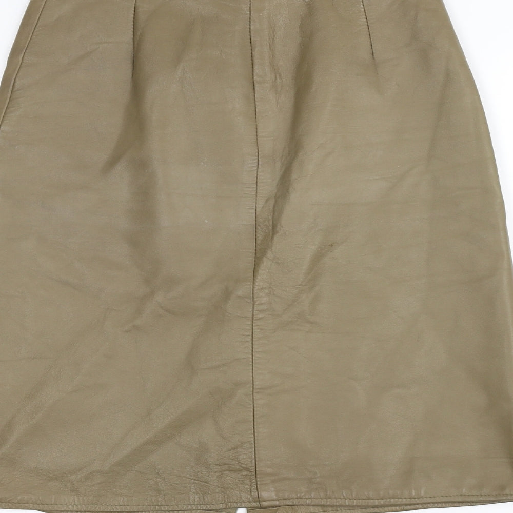 Preworn Womens Brown Tulip Skirt Size 6