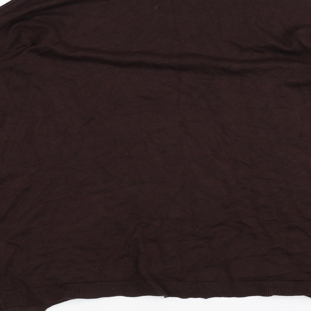 Atmosphere Womens Brown Basic T-Shirt Size 10